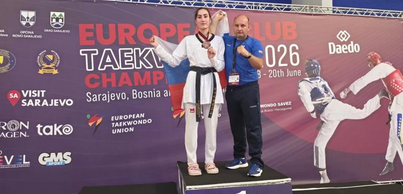 Рязанка отличилась на клубном чемпионате Европы по тхэквондо